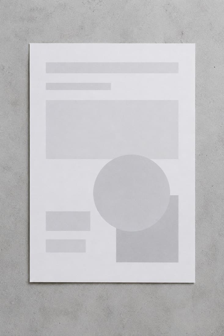Layout base 12: an unwritten page skeleton